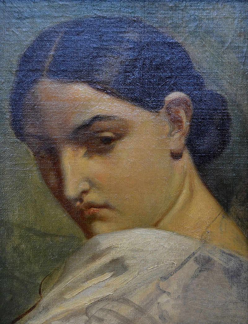 Cabeça de Italiana - Théodore Chassériau