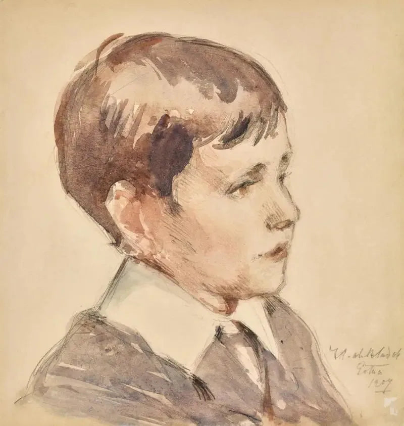 Cabeça de um menino - Francis Cadell