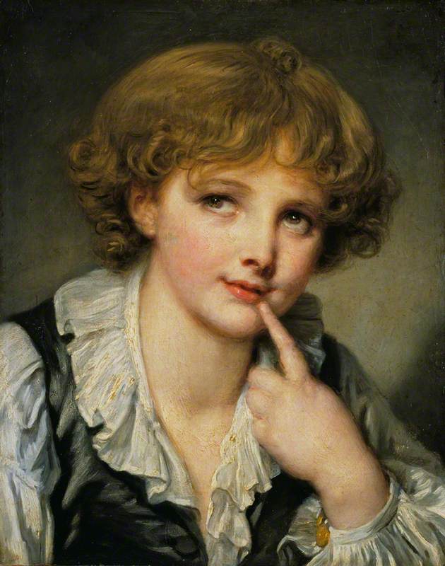 Cabeça de um menino - Jean-Baptiste Greuze