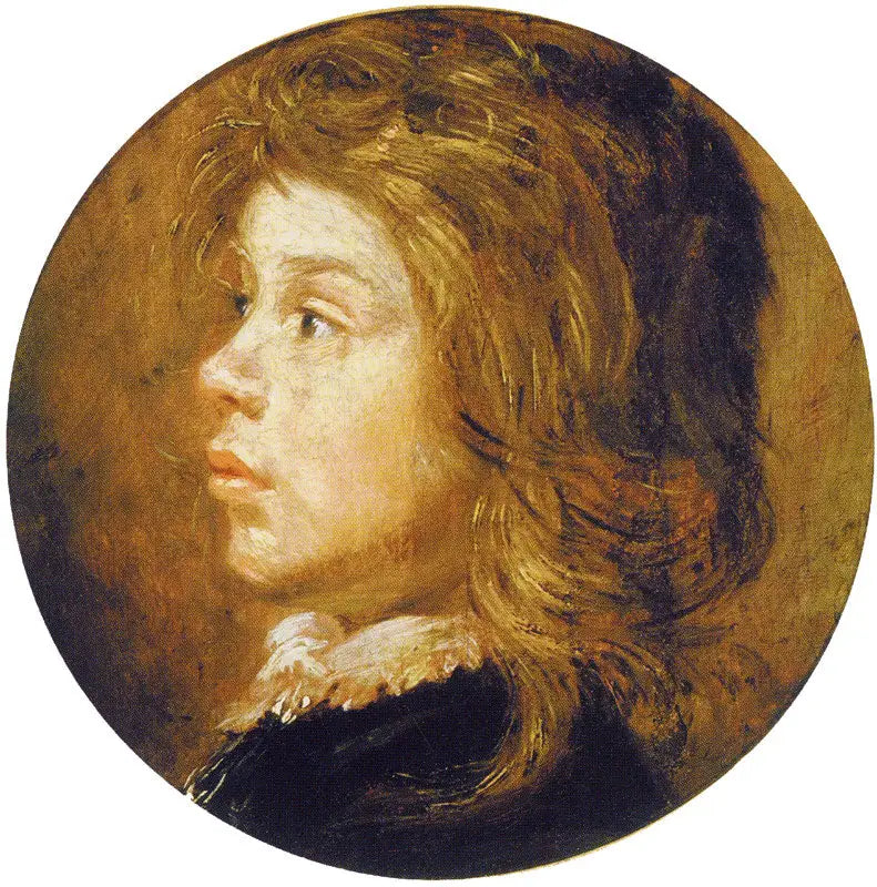 Cabeça de um menino voltada para a esquerda - Frans Hals