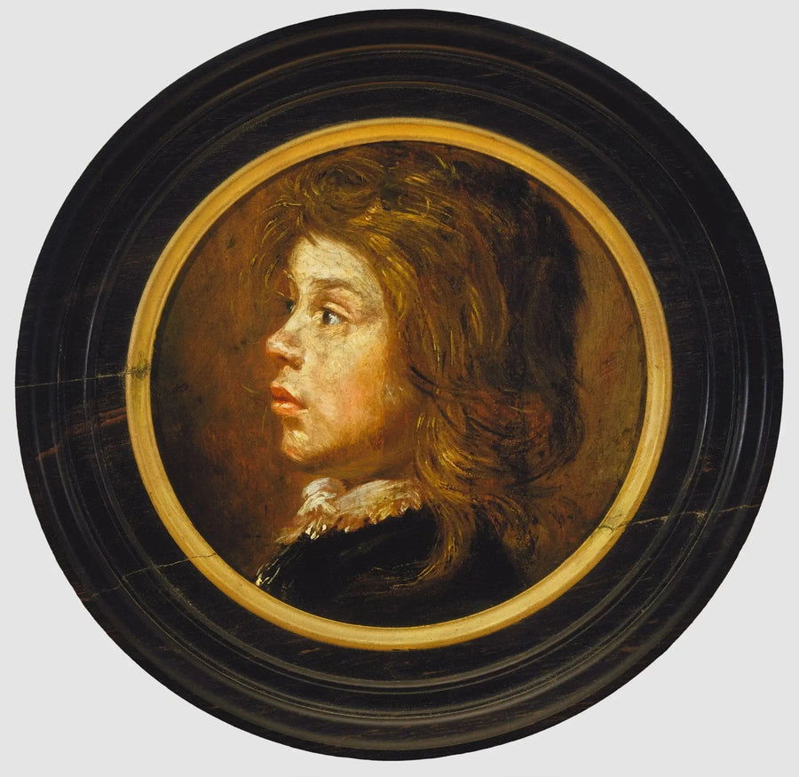 Cabeça de um menino voltada para a esquerda - Frans Hals