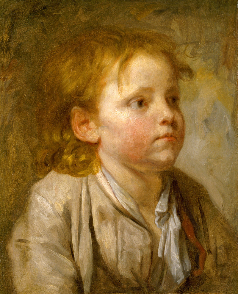 Cabeça de um jovem garoto - Jean-Baptiste Greuze