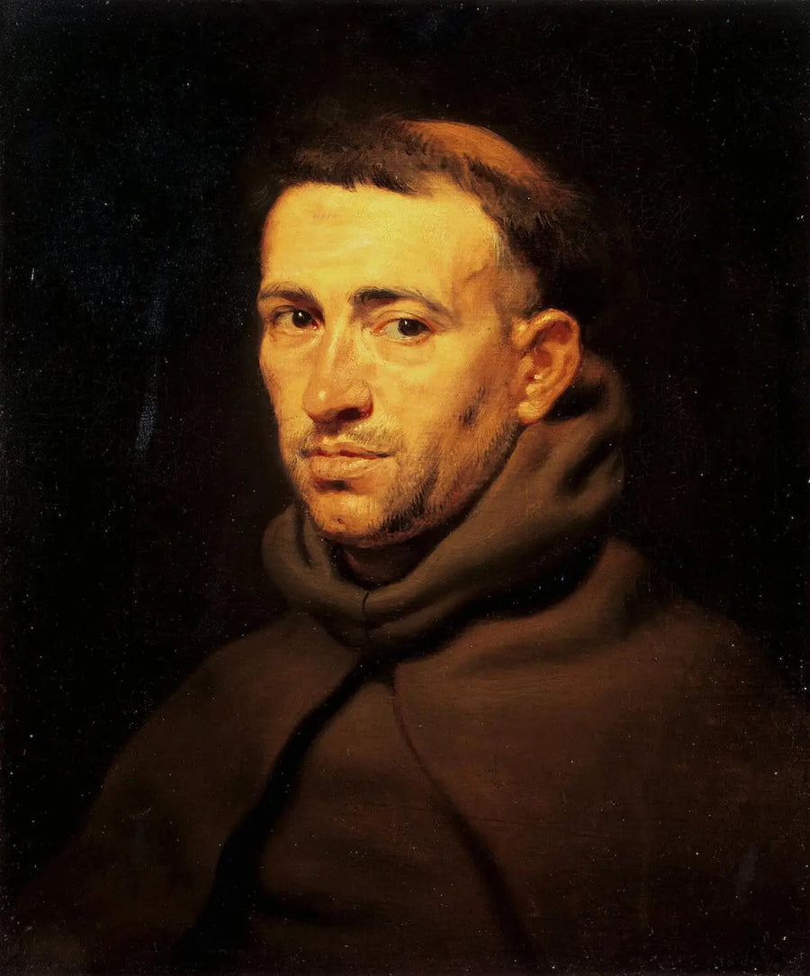 Cabeça de um monge franciscano - Peter Paul Rubens