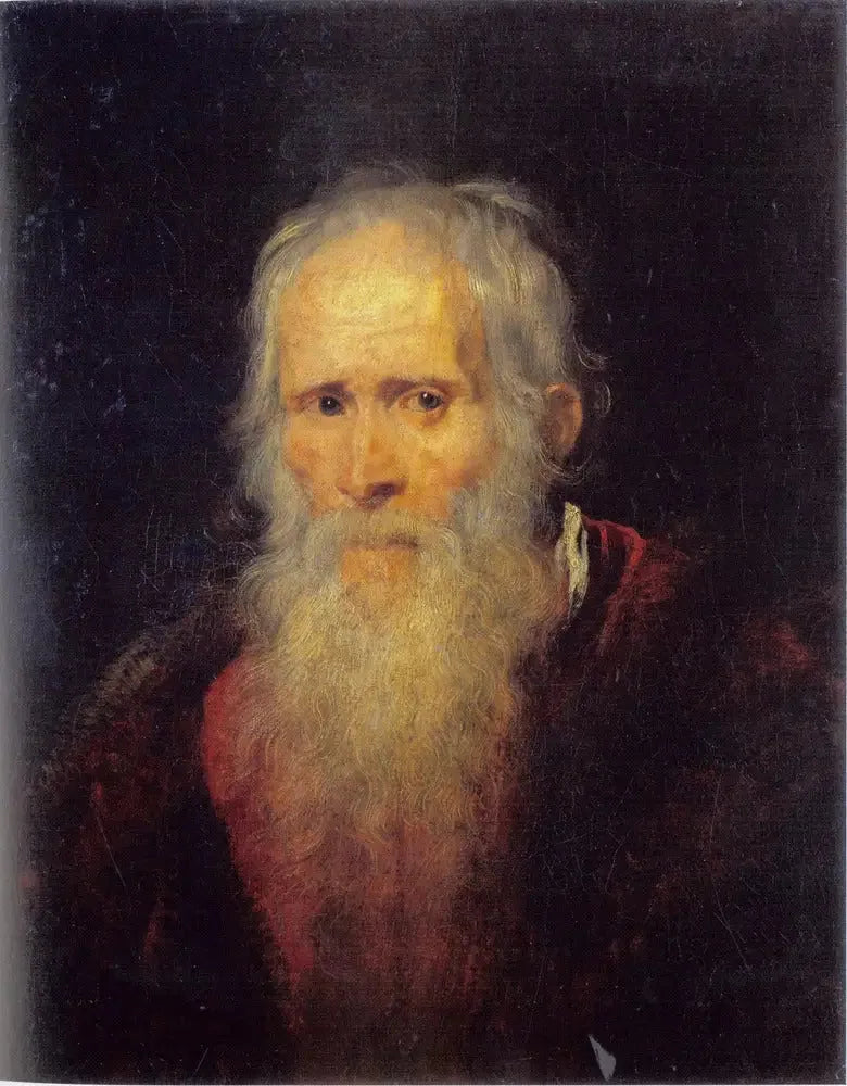 Cabeça de um homem idoso - Antoine van Dyck