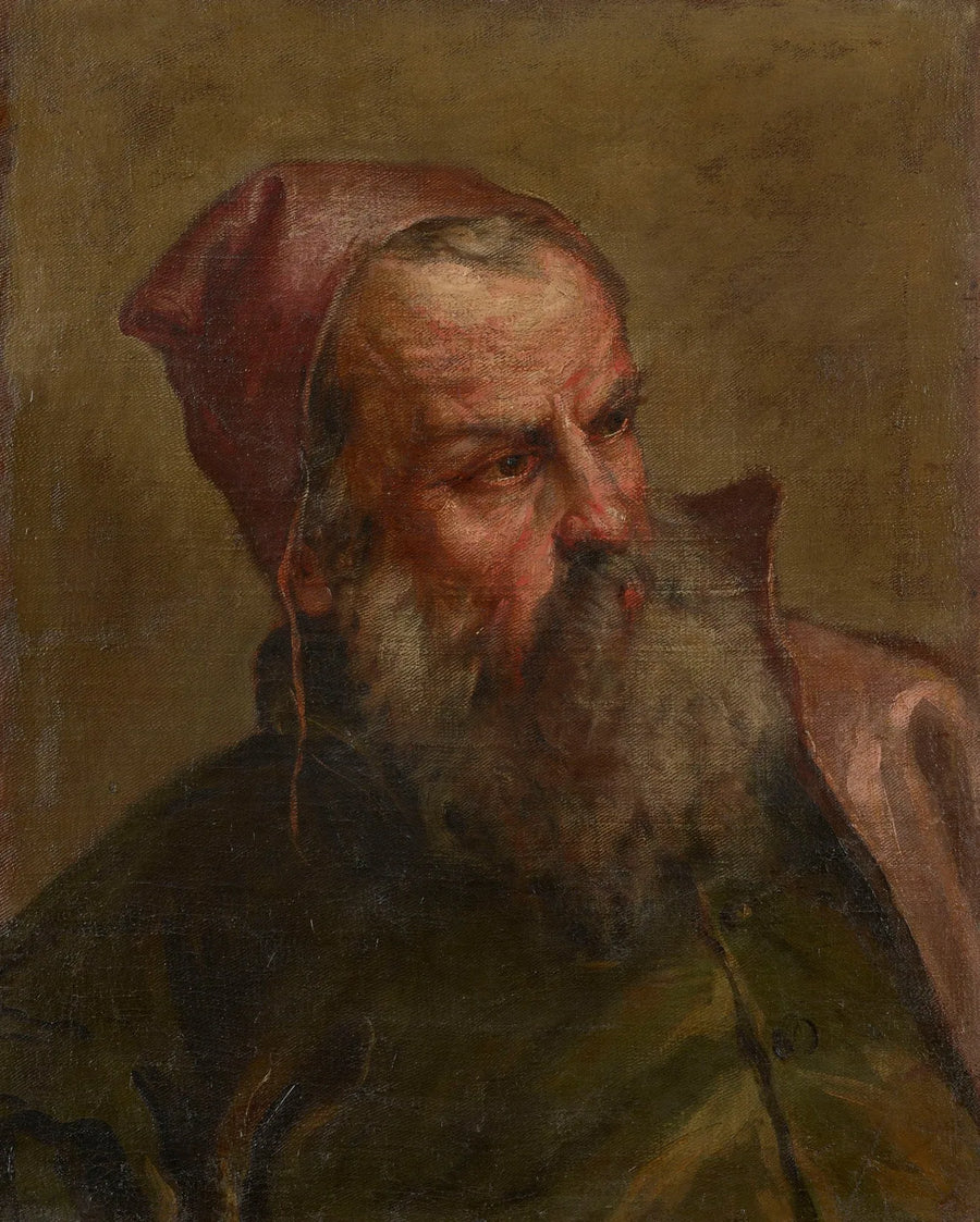 Cabeça de um homem idoso (um publicano?) - Sebastiano Ricci