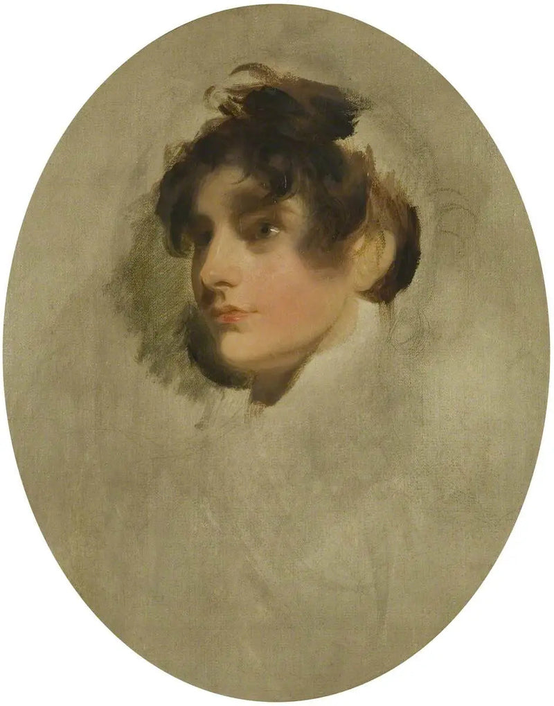 Cabeça de uma jovem mulher desconhecida - Thomas Lawrence