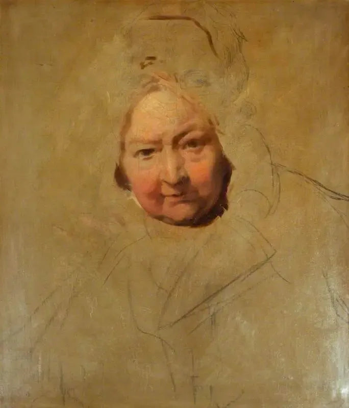 Cabeça de uma senhora idosa - Thomas Lawrence