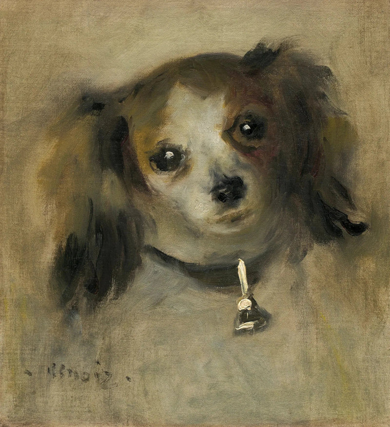 Cabeça de cachorro - Pierre-Auguste Renoir