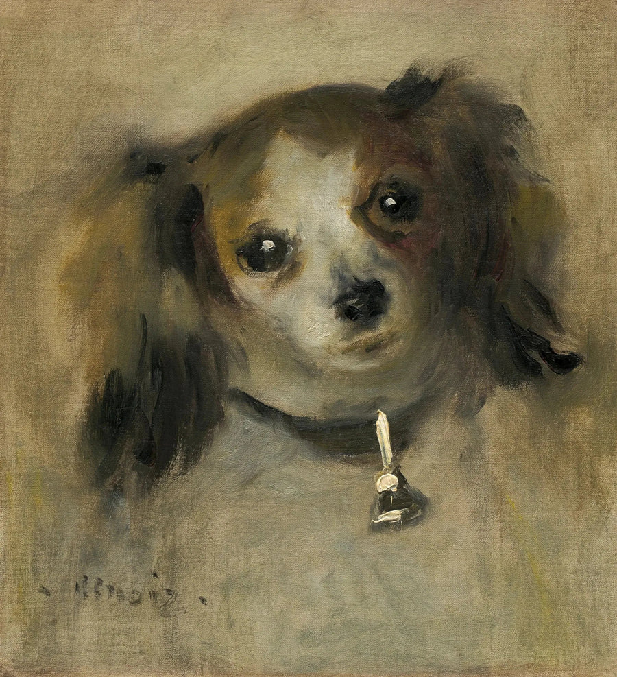 Cabeça de cachorro - Pierre-Auguste Renoir