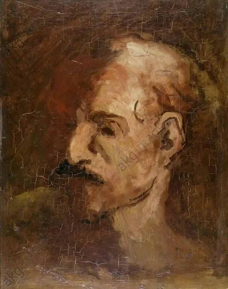 Cabeça de Dom Quixote - Honoré Daumier