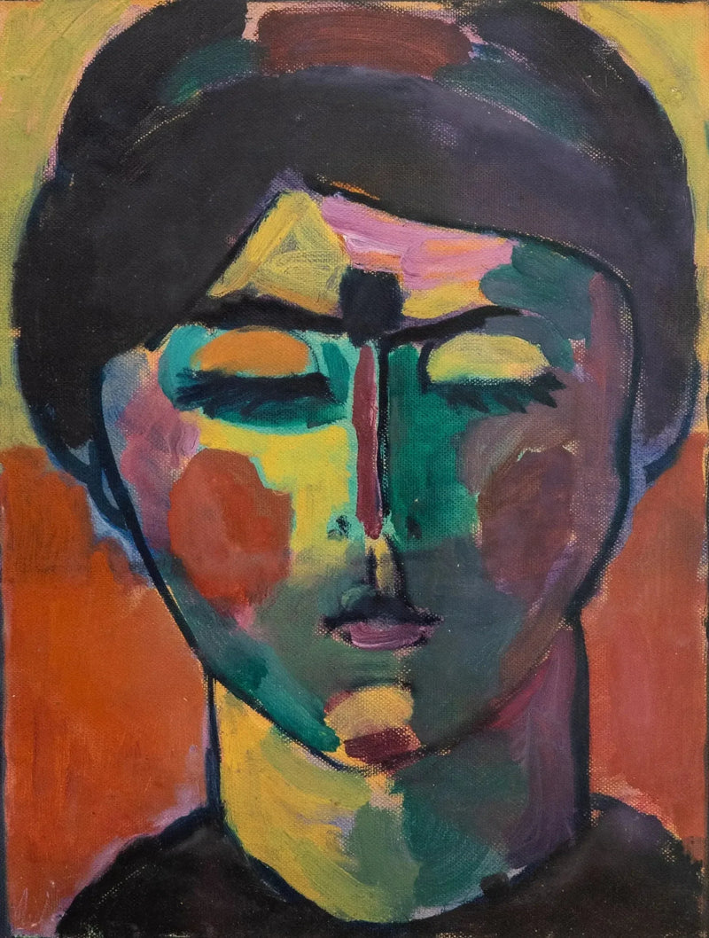 Cabeça de mulher - Alexej von Jawlensky