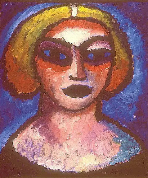 Cabeça de mulher - Alexej von Jawlensky
