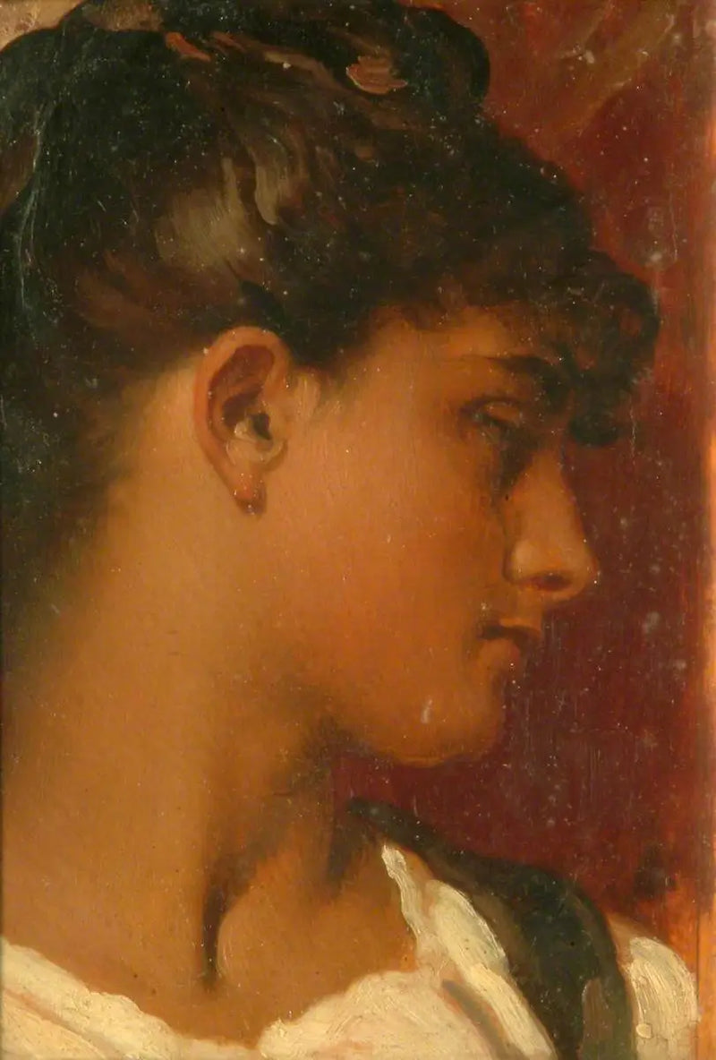 Cabeça de mulher - Frederic Leighton