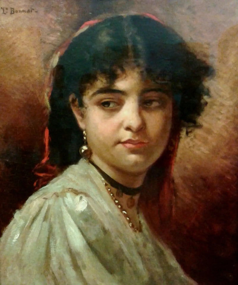 Cabeça de mulher - Léon Bonnat