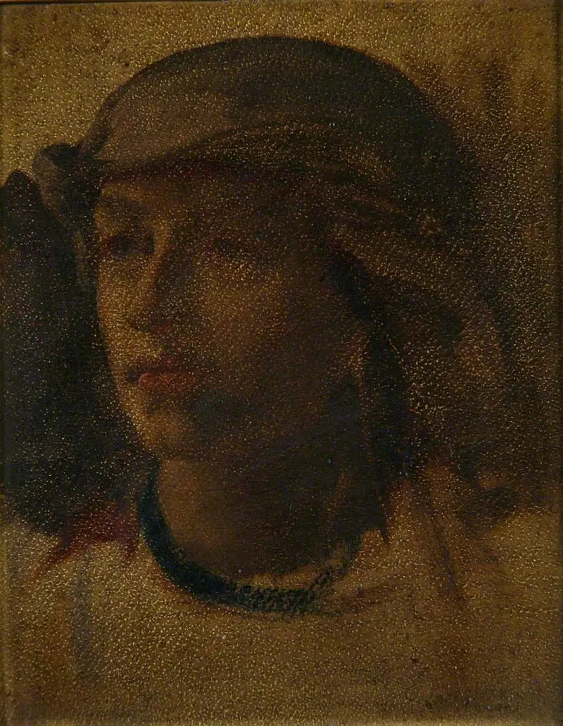 Cabeça de menina - Frederic Leighton