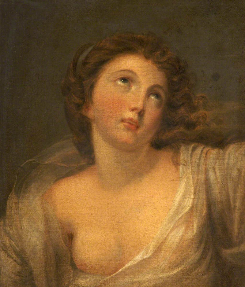 Cabeça de menina - Jean-Baptiste Greuze