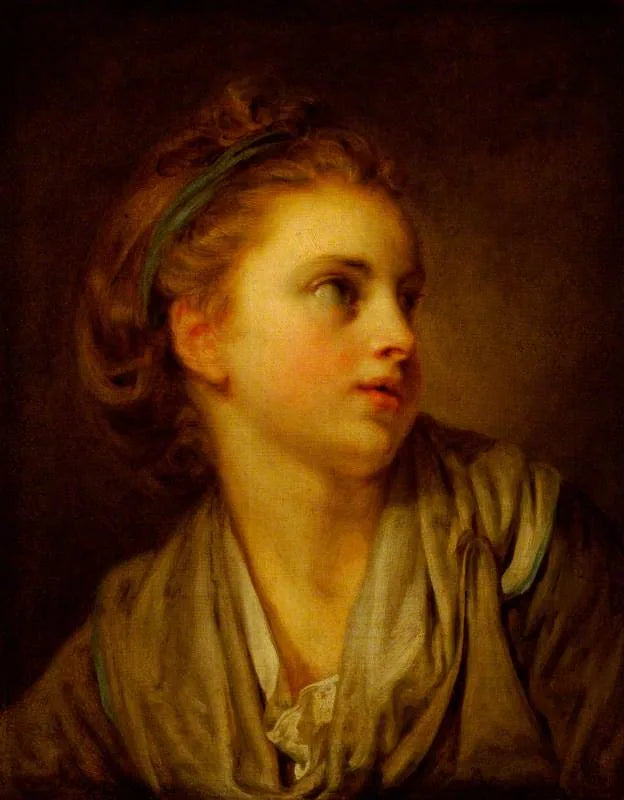 Cabeça de menina - Jean-Baptiste Greuze