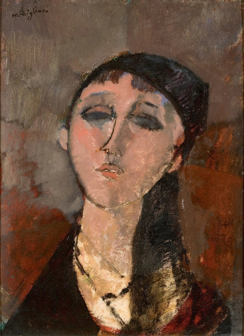 Cabeça de menina (Louise) - Amedeo Modigliani