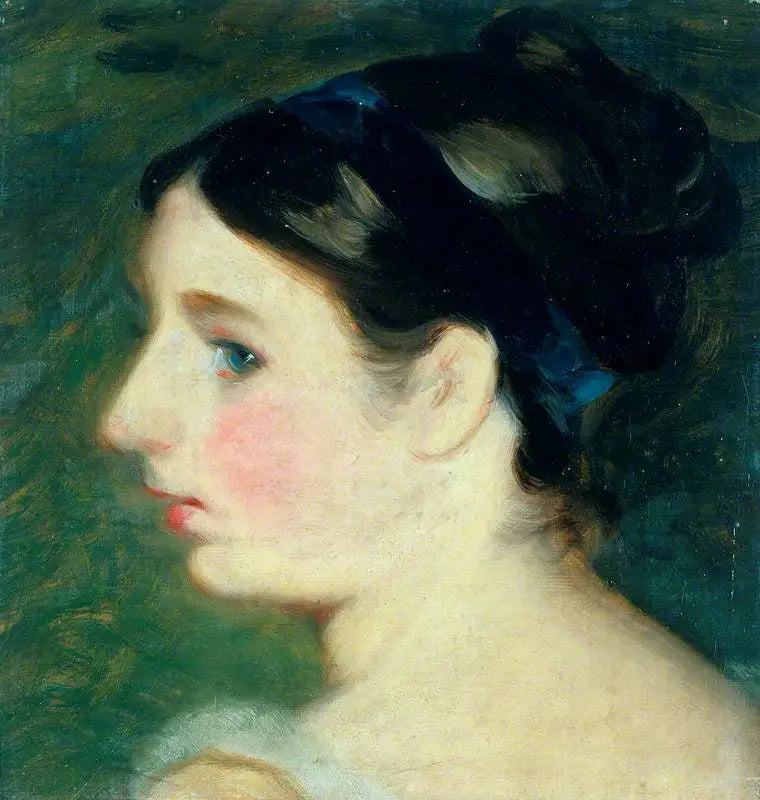 Cabeça de menina (provavelmente um retrato de Mary Constable) - John Constable