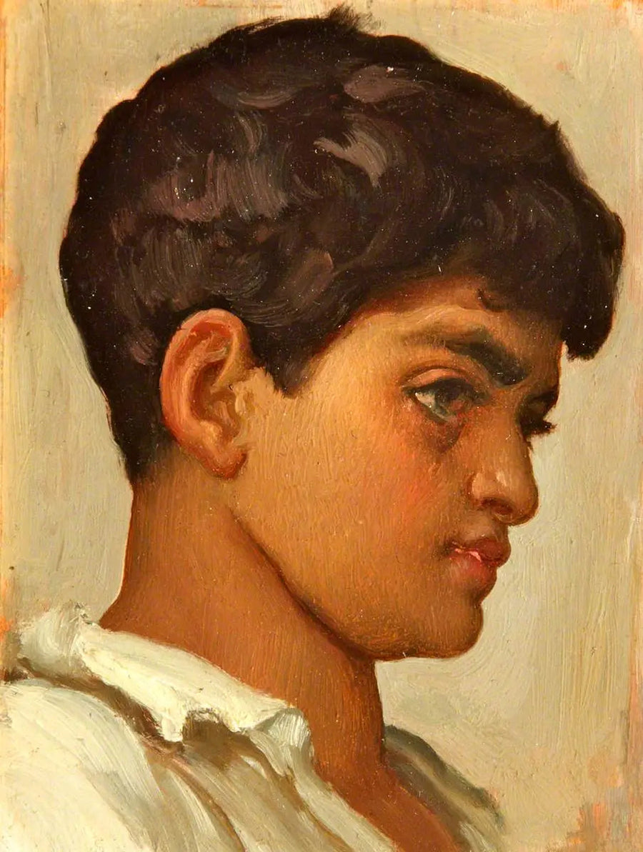 Cabeça de menino espanhol - Frederic Leighton