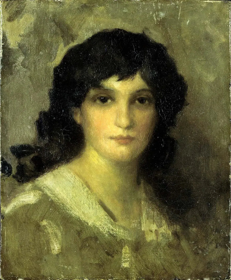Cabeça de jovem mulher - James Abbott McNeill Whistler