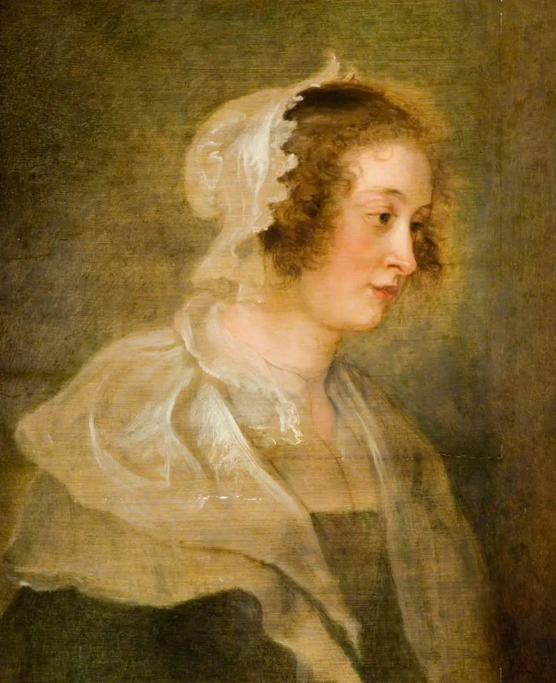 Cabeça de jovem mulher - Peter Paul Rubens