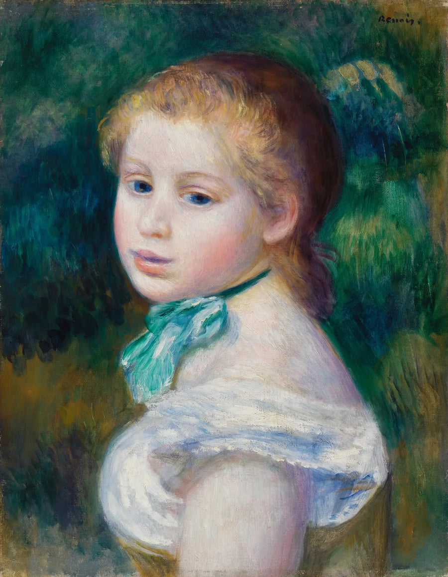 Cabeça de Menina - Pierre-Auguste Renoir