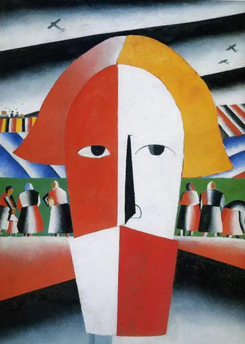 Cabeça de camponês - Kazimir Malevich