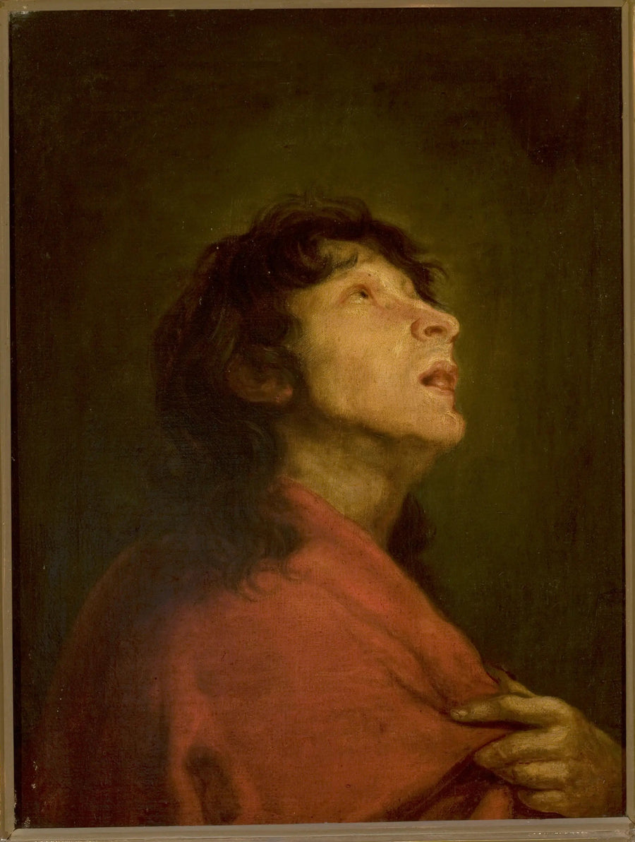 Cabeça de São João Evangelista - Antoine van Dyck