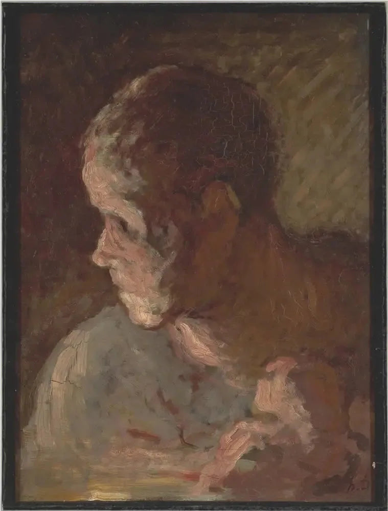 Cabeça de tocador - Honoré Daumier