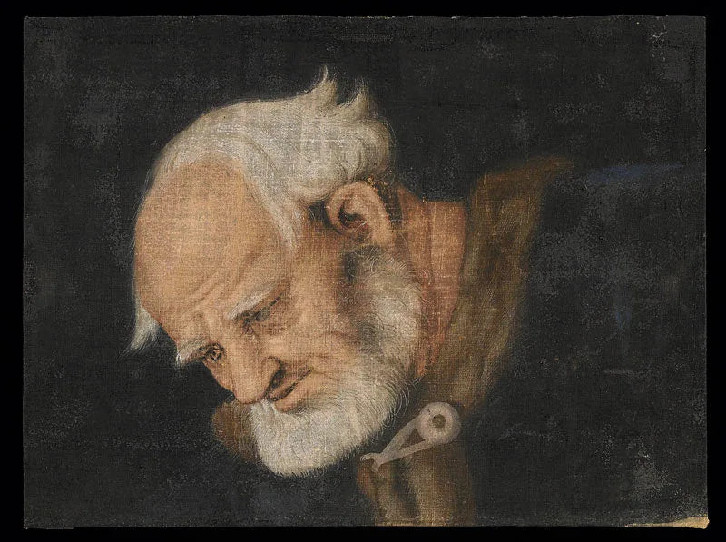 Cabeça de ancião (Nicodême?) - Hans Baldung Grien