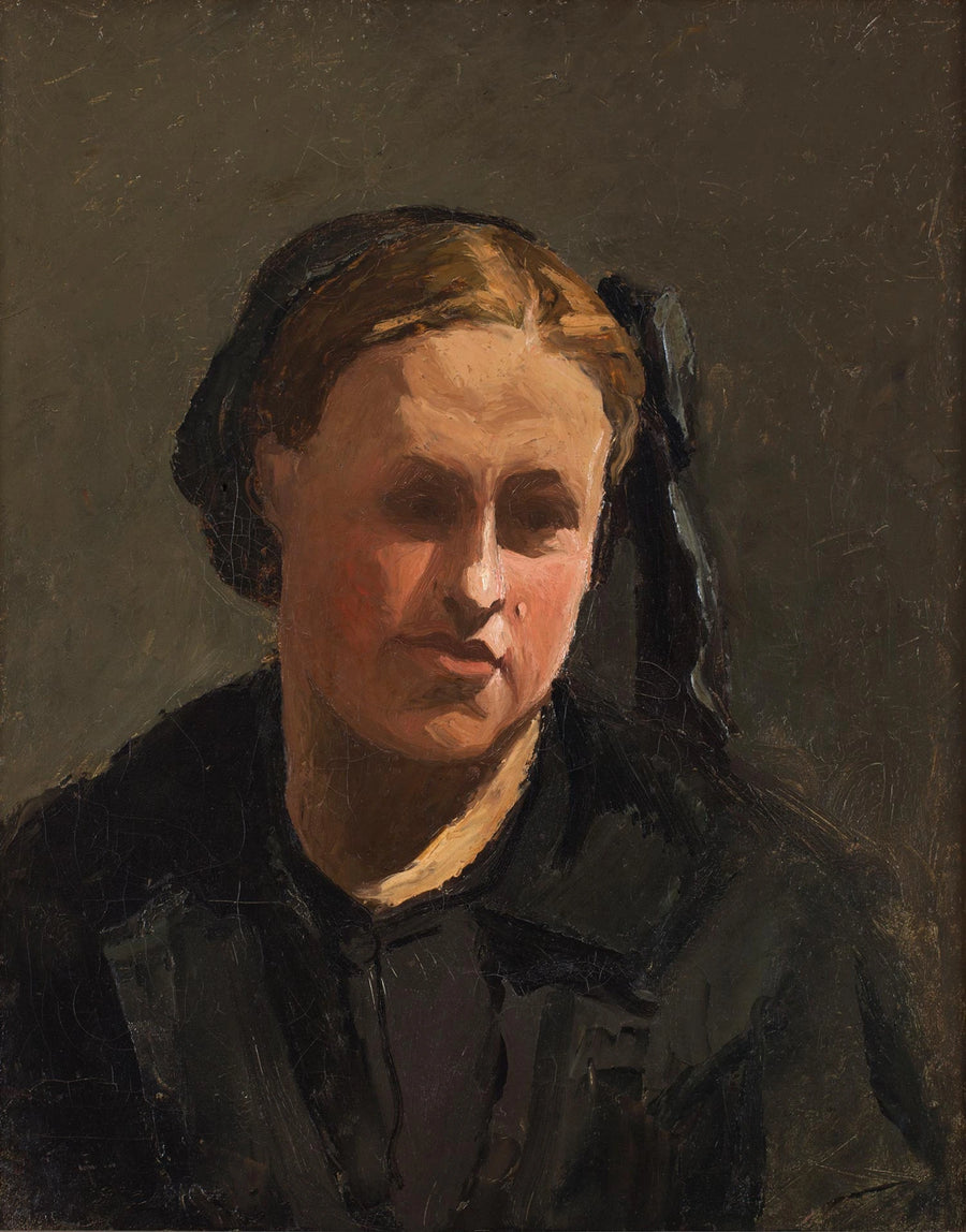 Chefe de uma mulher W15 - Claude Monet