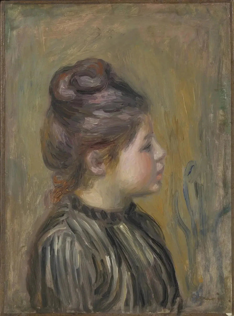 Cabeça de menina - Pierre-Auguste Renoir