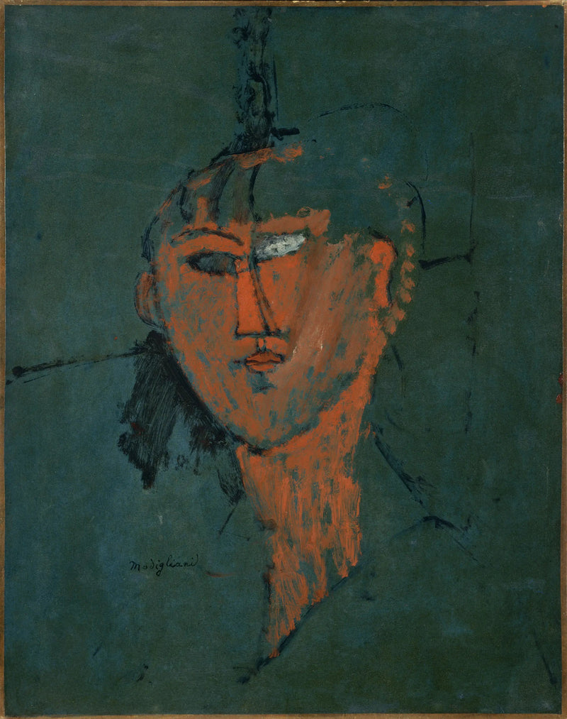Cabeça vermelha - Amedeo Modigliani