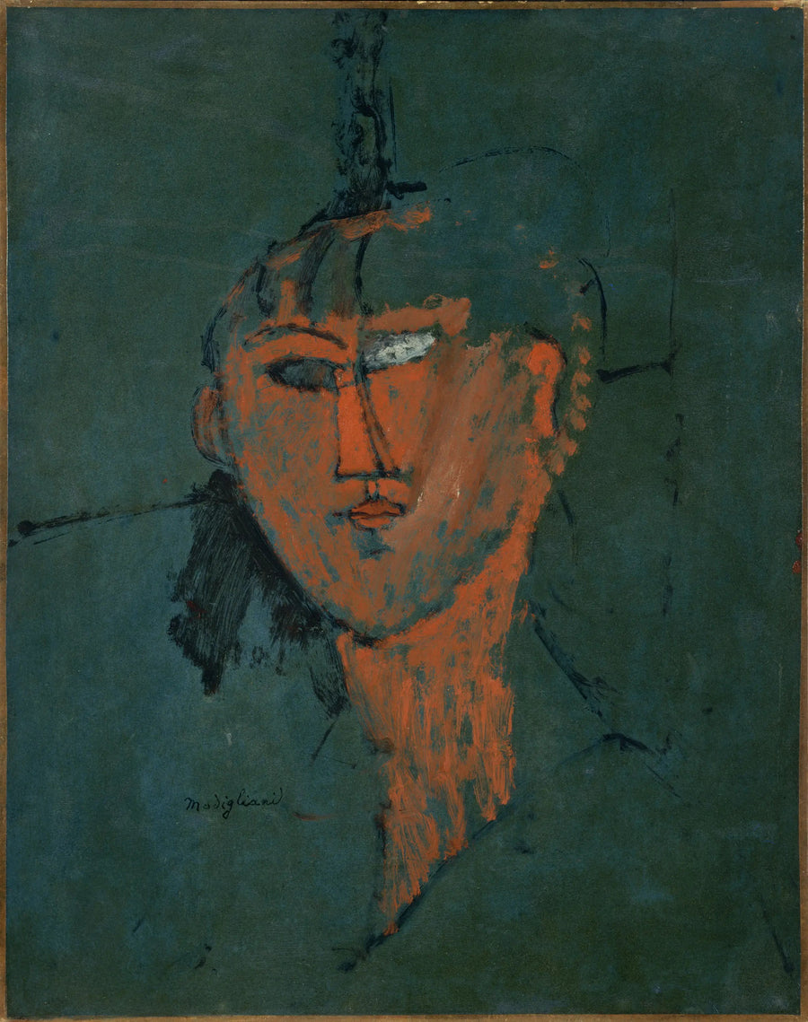 Cabeça vermelha - Amedeo Modigliani