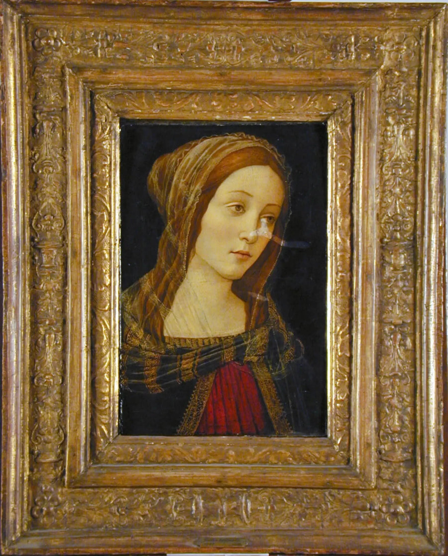 Cabeça de um santo - Sandro Botticelli