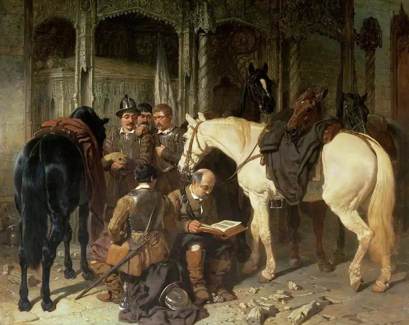 Cabeças redondas em uma igreja de Arundel - John Frederick Herring, Sr.