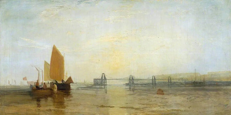O Pier da Corrente, Brighton - J. M. W. Turner