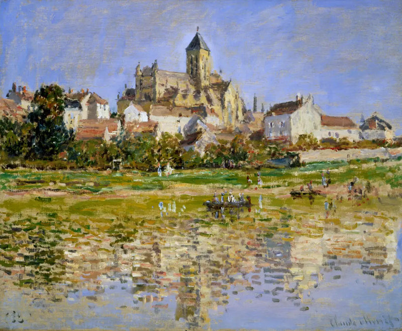 A Igreja em Vétheuil - Claude Monet