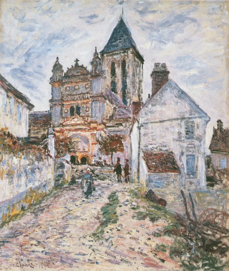 A Igreja em Vétheuil - Claude Monet