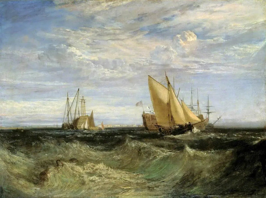 A Confluência do Tâmisa e do Medway - J. M. W. Turner