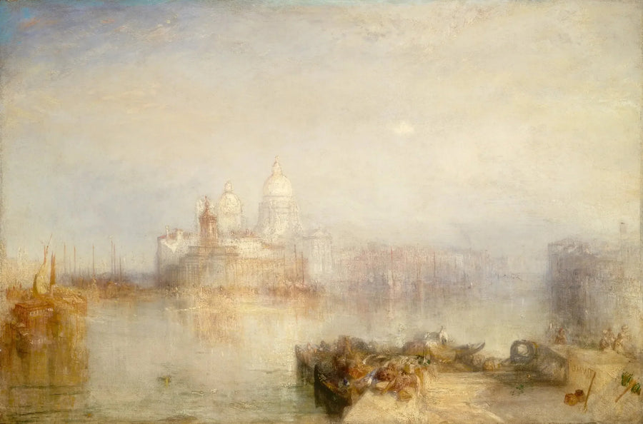 A Dogana e Santa Maria della Salute, Veneza - J. M. W. Turner