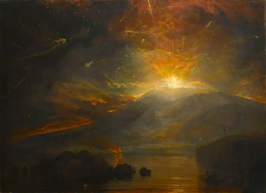 A Erupção das Montanhas Soufrière na Ilha de São Vicente, 30 de Abril de 1812 - J. M. W. Turner