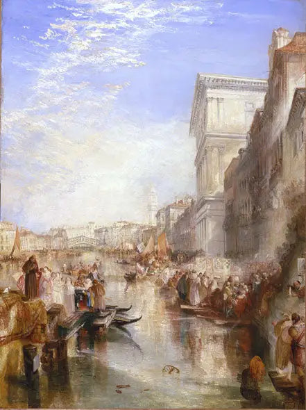 O Grande Canal: Cena - Uma Rua em Veneza - J. M. W. Turner