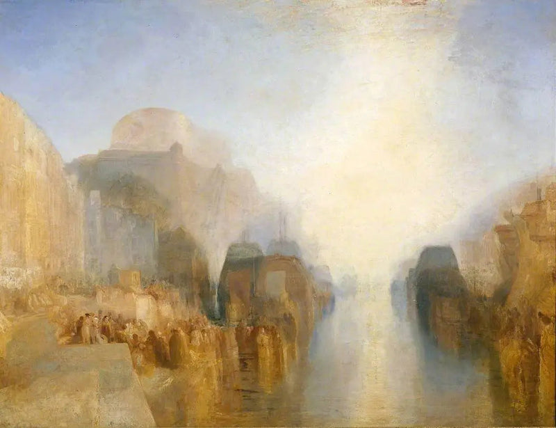 O Porto de Brest: O Cais e o Castelo - J. M. W. Turner
