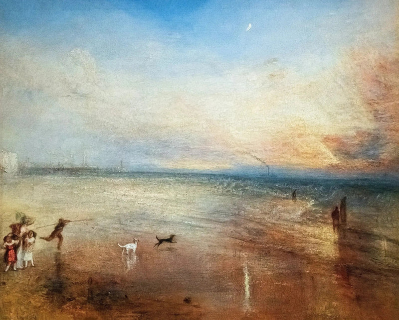 A Lua Nova; ou, 'Perdi Meu Barco, Você Não Terá Seu Arco' - J. M. W. Turner