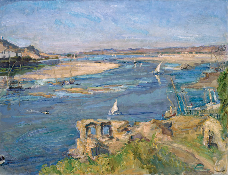 The Nilo perto de Aswan - Max Slevogt
