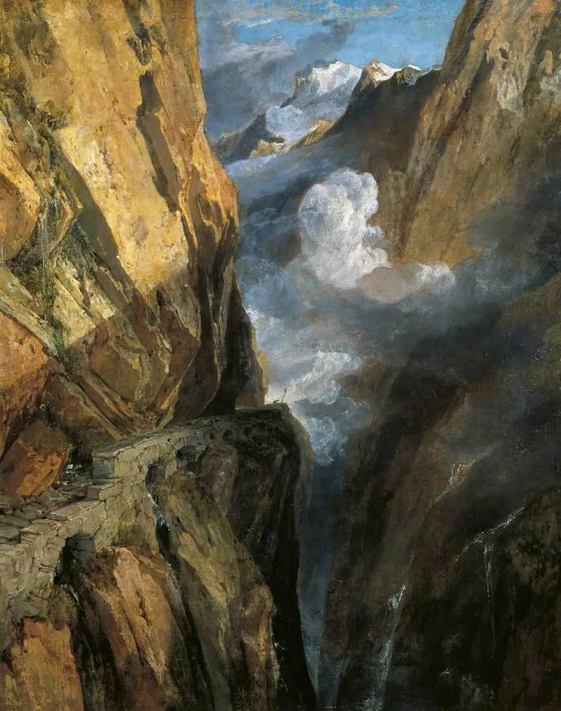 A Passagem de São Gotardo, Suíça - J. M. W. Turner