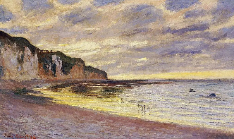 A Ponta de l'Ailly, maré baixa - Claude Monet