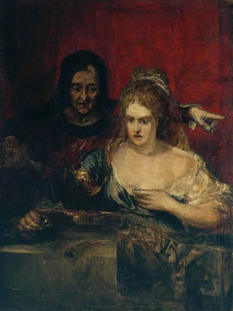 A Procuress; (?) Judite com a Cabeça de Holofernes - J. M. W. Turner
